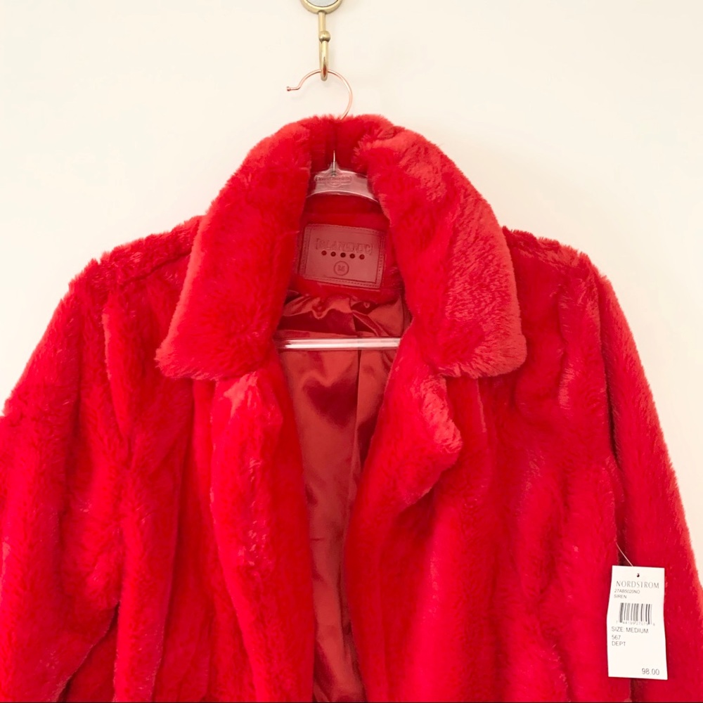 BlankNYC Faux Fur Open Front Jacket - Picture 3 of 7
